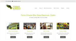 Desktop Screenshot of ferriswheels.ie